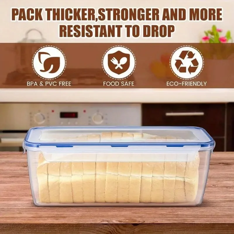 Kotak Penyimpanan Roti Plastik - Food Storage With Dividers ulasan dan harga