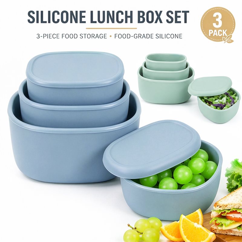 【CYBER MONDAY】Set 3 Wadah Peny - Food Storage Oven Safe ulasan dan harga