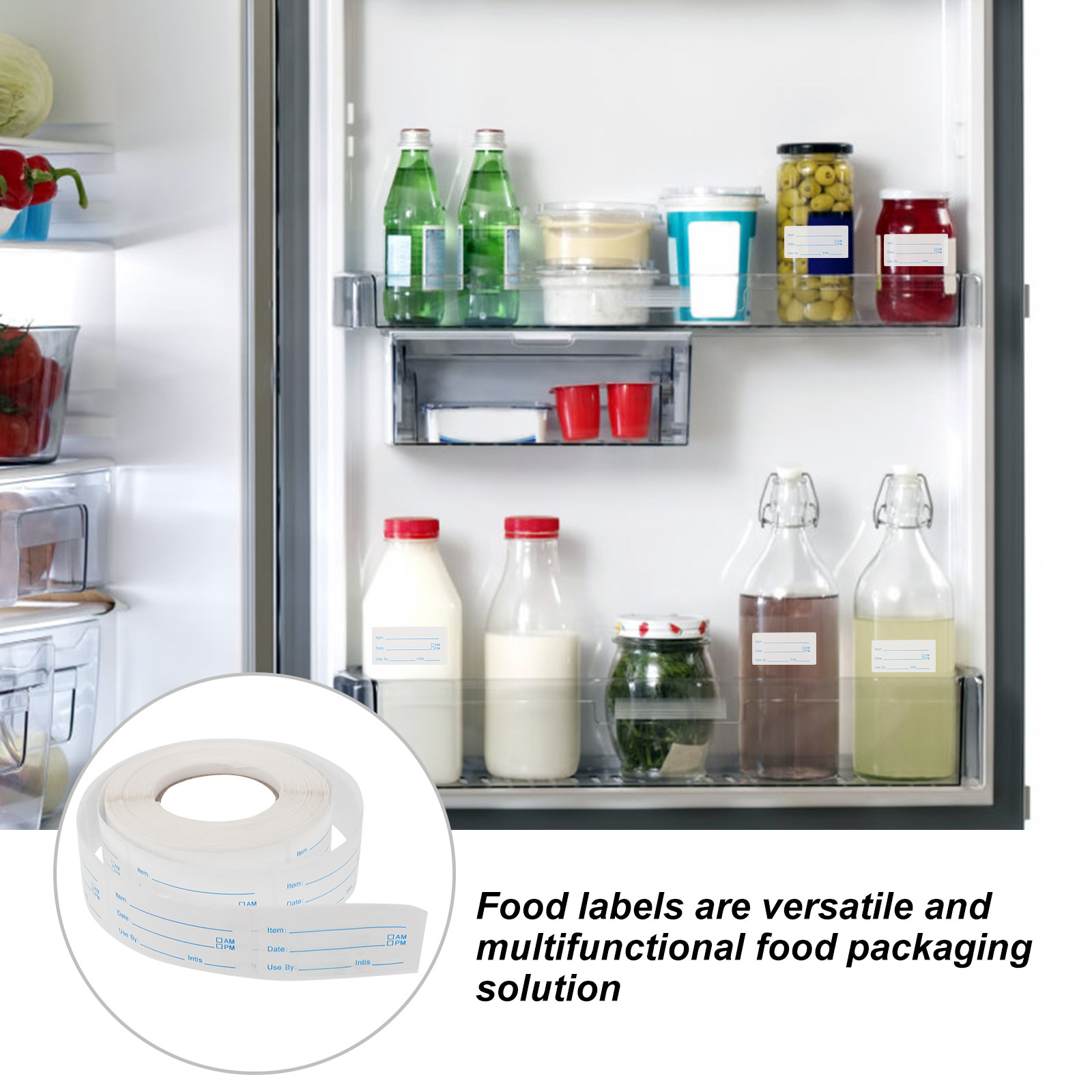 1 Gulung Stiker Label Tanggal, - Food Storage Labels ulasan dan harga