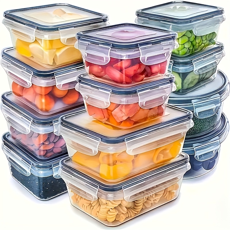 Set 8 Buah Termasuk 4 Wadah da - Food Storage With Dividers ulasan dan harga