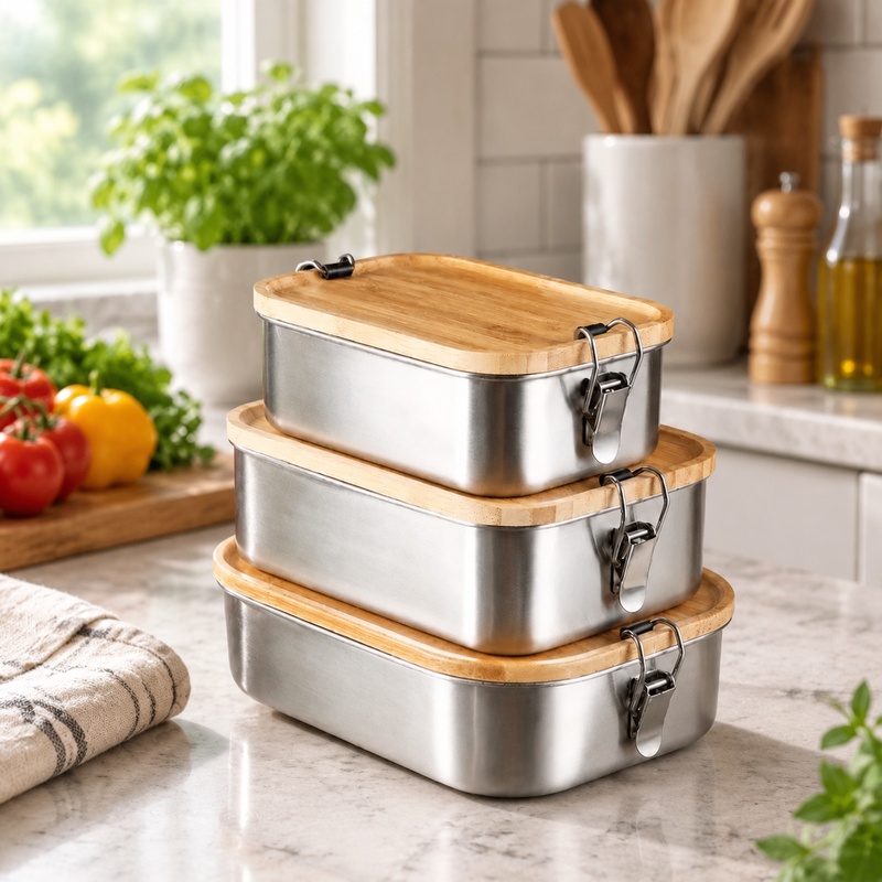 Kotak makan siang tahan lama b - Food Storage Meals ulasan dan harga
