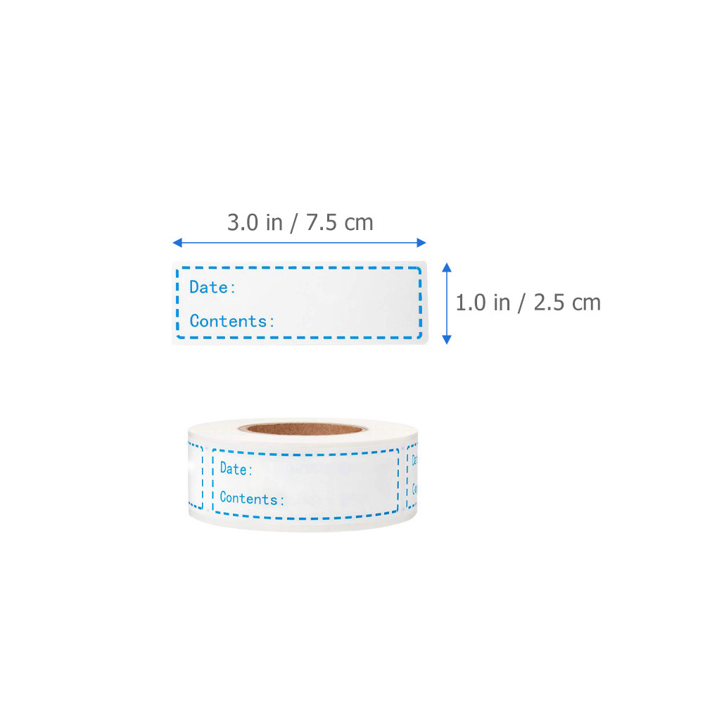2 Gulung Label Makanan yang Mu - Food Storage Labels ulasan dan harga