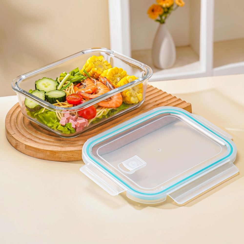 Kotak Bekal Bento Kaca yang Am - Food Storage With Dividers ulasan dan harga