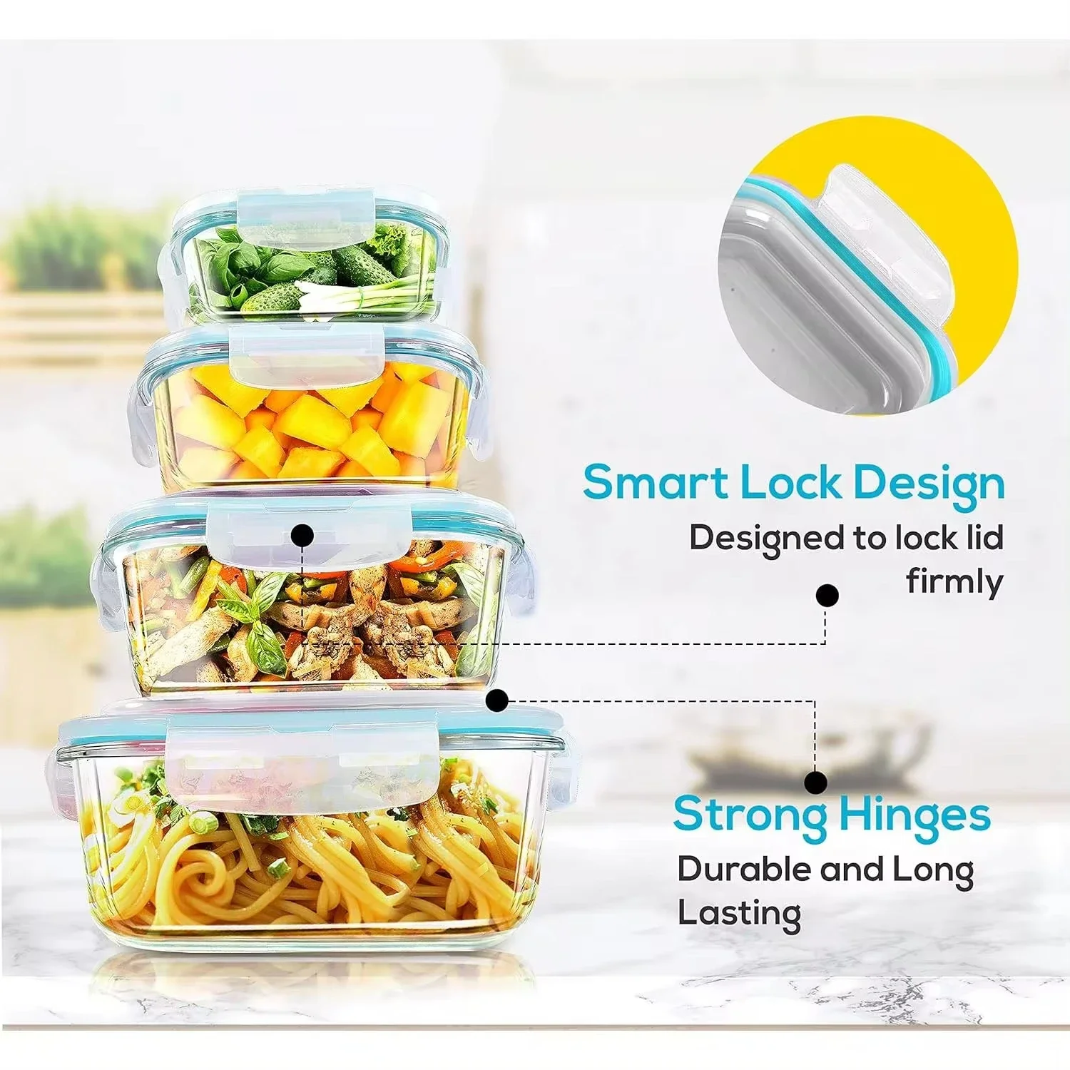 Wadah Penyimpanan Makanan Kota - Food Storage Oven Safe ulasan dan harga