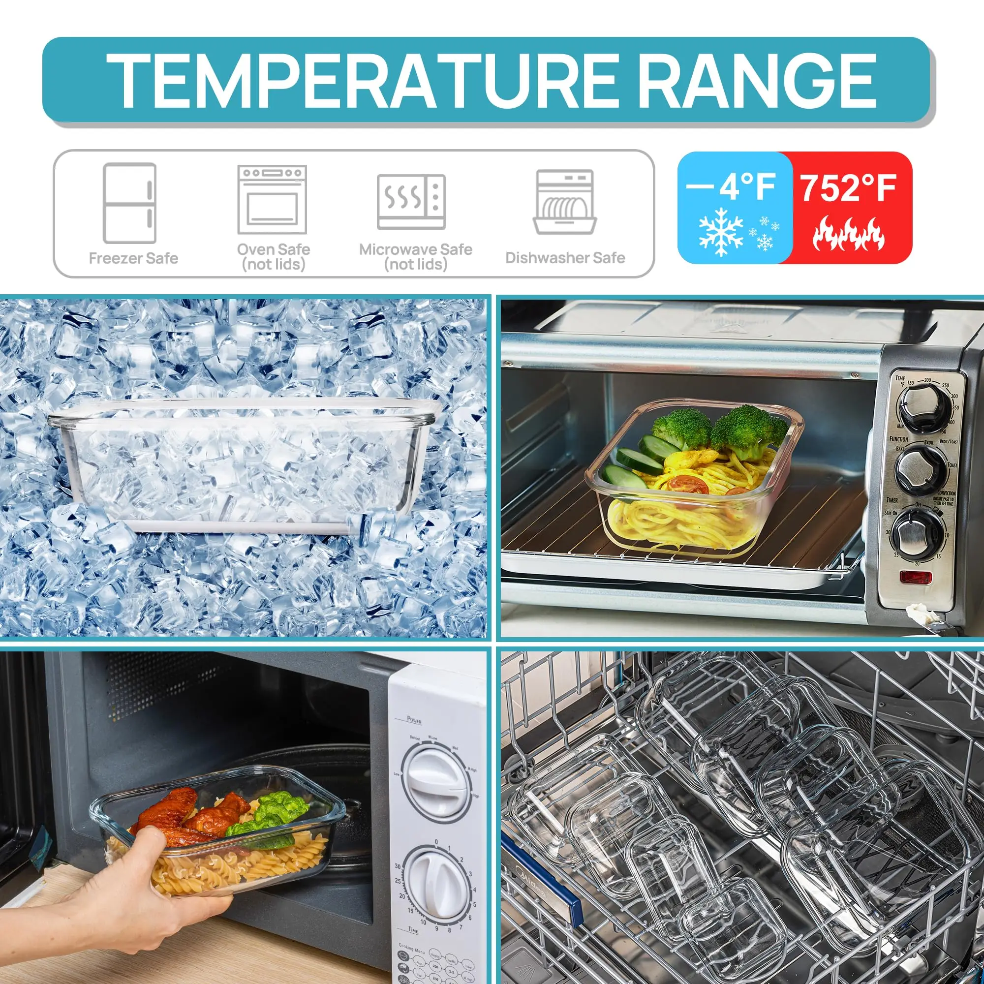 Wadah Penyimpanan Makanan Kota - Food Storage Oven Safe ulasan dan harga