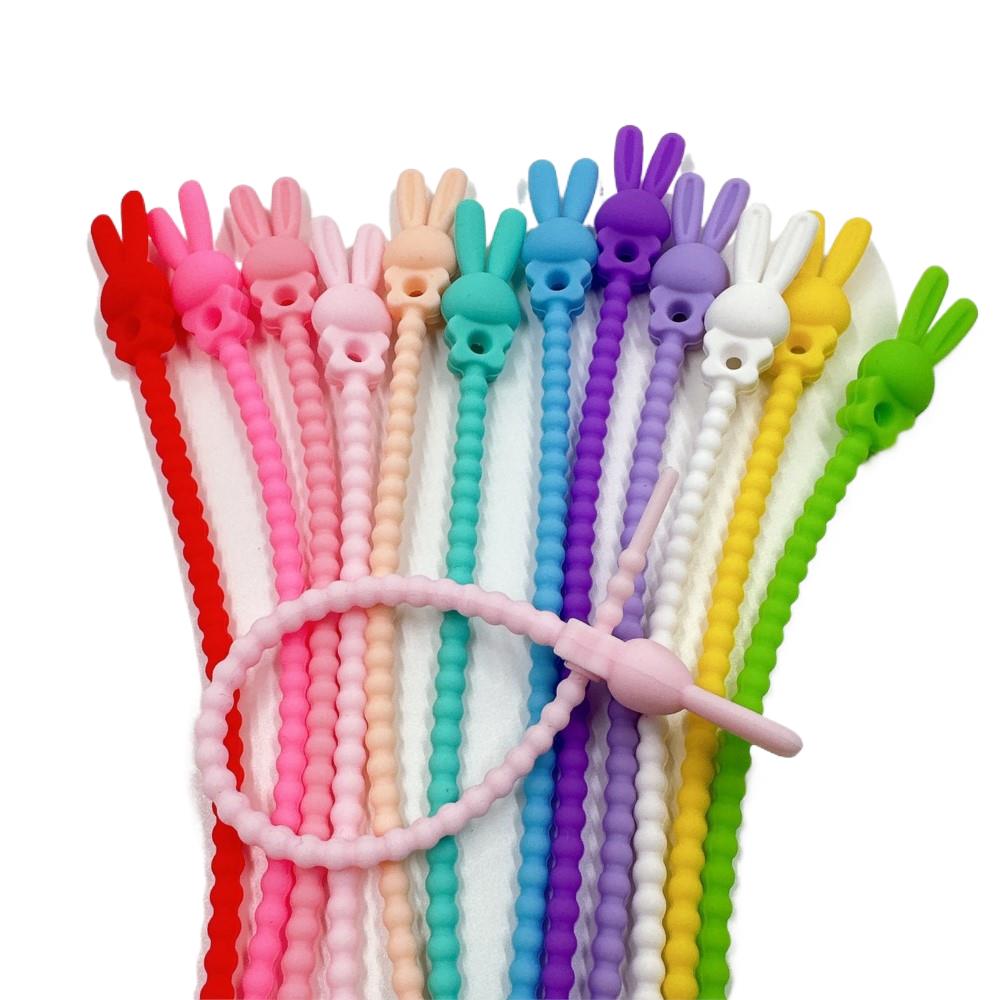 10Pcs Pengatur Kabel Silikon B - Food Storage Bag ulasan dan harga